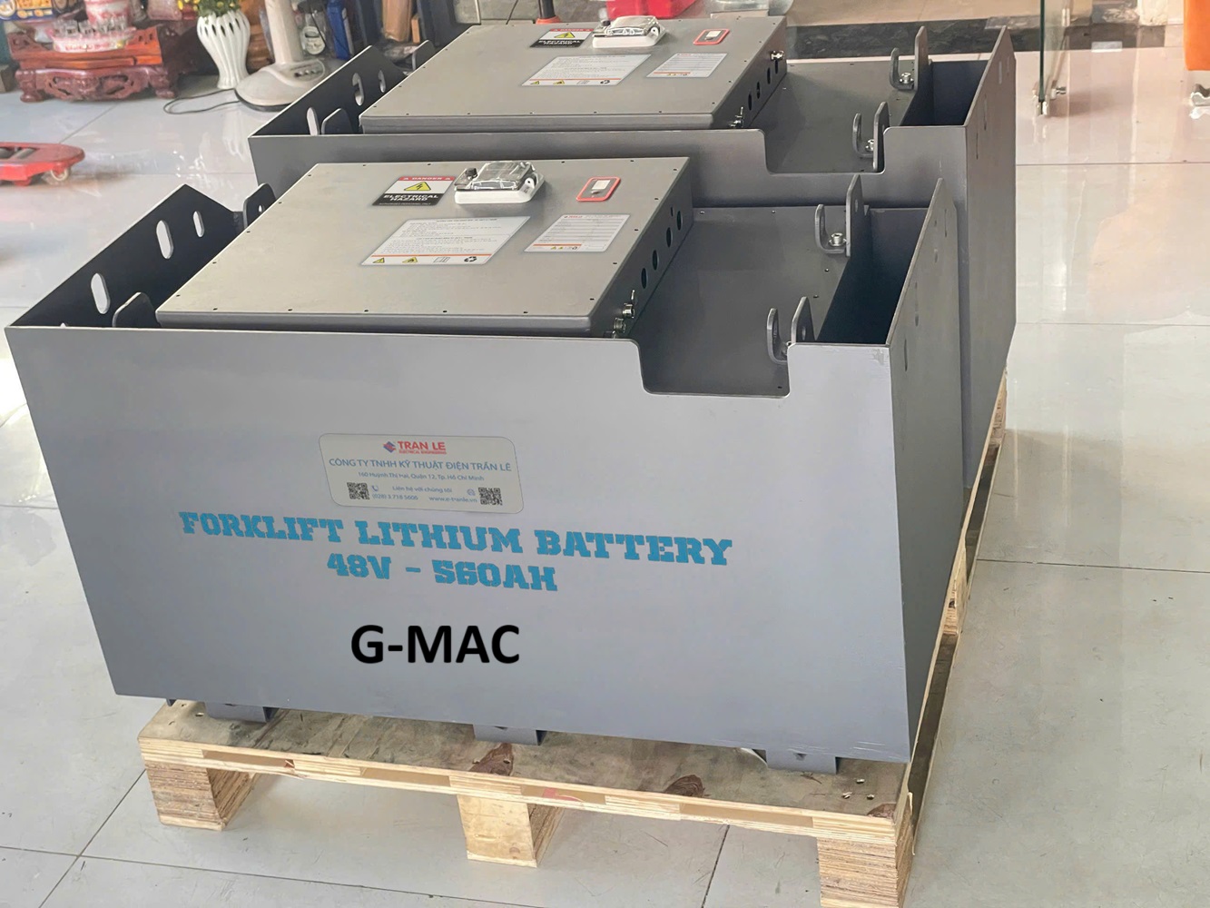 Bình điện xe nâng Lithium