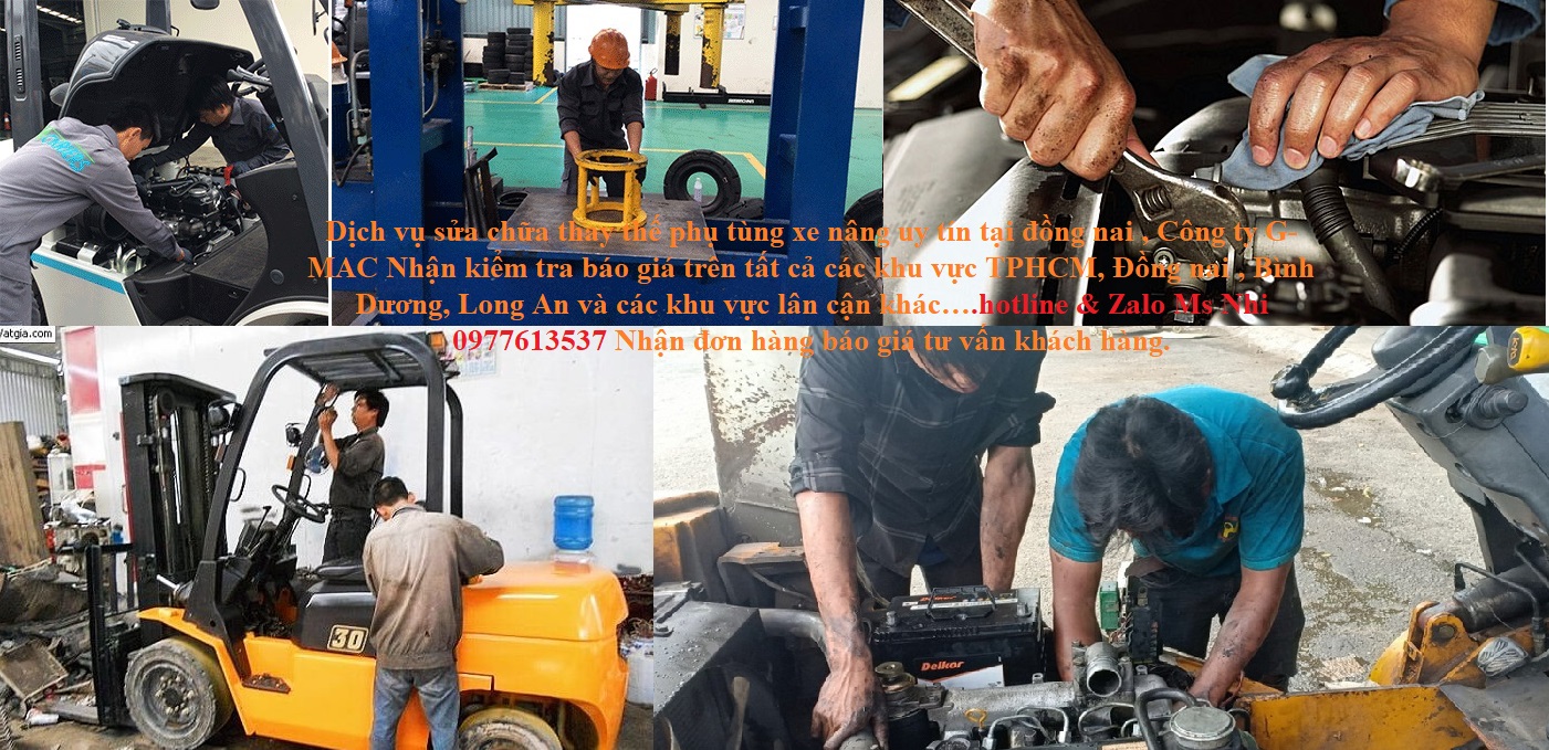 Dịch vụ sửa chữa xe nâng dầu tại Long An