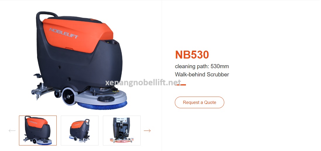 Máy chà sàn đẩy tay Noblelift