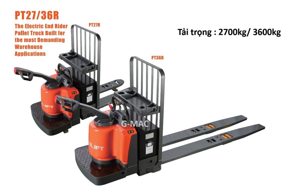 Xe nâng điện thấp nâng pallet đôi Noblelift 